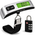 Luggage Scale with TSA Approved Lock, Digital Portable Hanging Baggage Scale 110lb/50kg, Travel Weight Scale for Suitcases, Avoid Overweight Fees, Travel Essentials Gift, Battery Included by YadShop