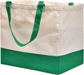 Reusable Grocery Bags Heavy Duty, 8.3 gal Foldable Large Canvas Tote Bag with Handles, Holds 60 lbs Canvas Shopping Bags by CNaiyunpin
