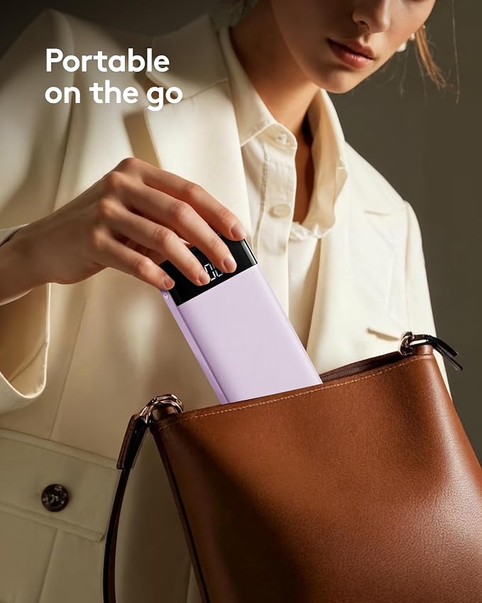 Orfeika Fast Charging Portable Charger Power Bank with Built-in 4 Cables | 10000mAh|Ultra-Slim&Light|Flight-Safe|Power 6 Devices at Once|22.5W|Battery Pack For iPhone,Samsung,Google|Travel Essentials - Image 8