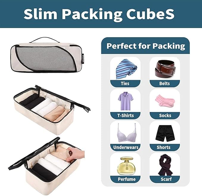 BAGAIL 6 Set Packing Cubes,Travel Luggage Packing Organizers - Image 5