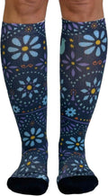Crazy Compression Socks, Comfortable Support Socks for Recovery, Travel, Hiking, and Long-Hour Comfort w/Fun Designs by CrazyCompression