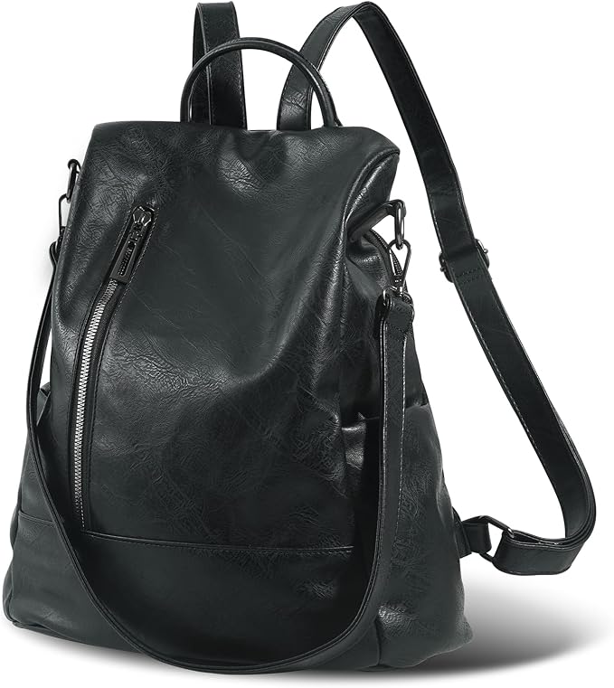 Women Backpack Purse PU Leather Anti-theft Casual Shoulder Bag Fashion Ladies Satchel Bags - Image 2