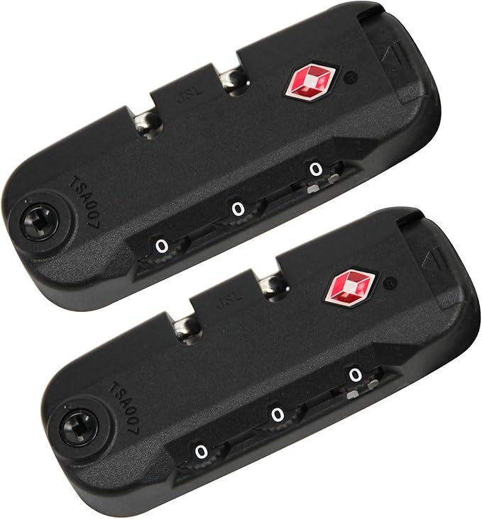Zoofen 2 Pack Luggage Lock TSA007 Security Lock Luggage Suitcase Baggage Lock by Zoofen