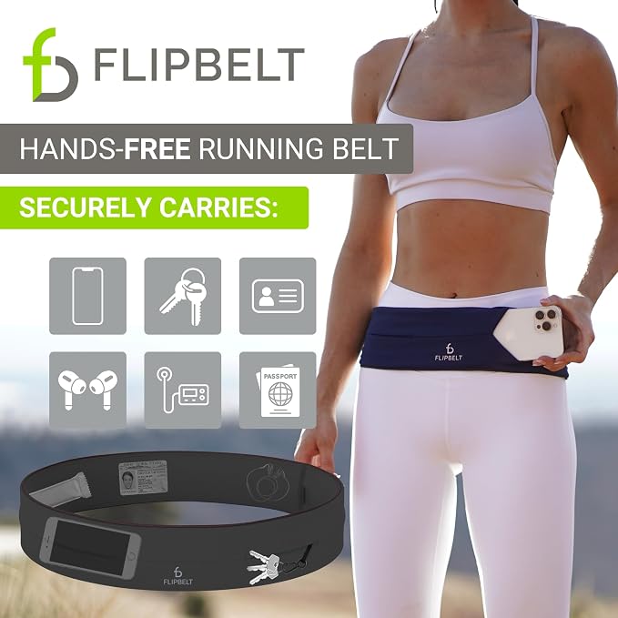 FlipBelt Classic Running Belt, Phone Holder for Running, Money Belt Pouch - Image 2