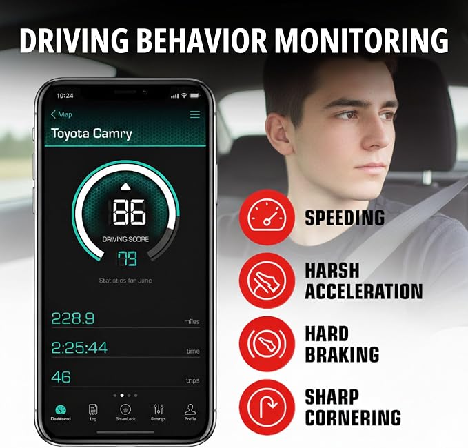 CARLOCK Anti Theft Car Device - Real Time 4G Car Tracker & Car Alarm System. Comes with Device & Phone App. Tracks Your Car in Real Time & Notifies You Immediately of Suspicious Behavior.OBD Plug&Play - Image 8