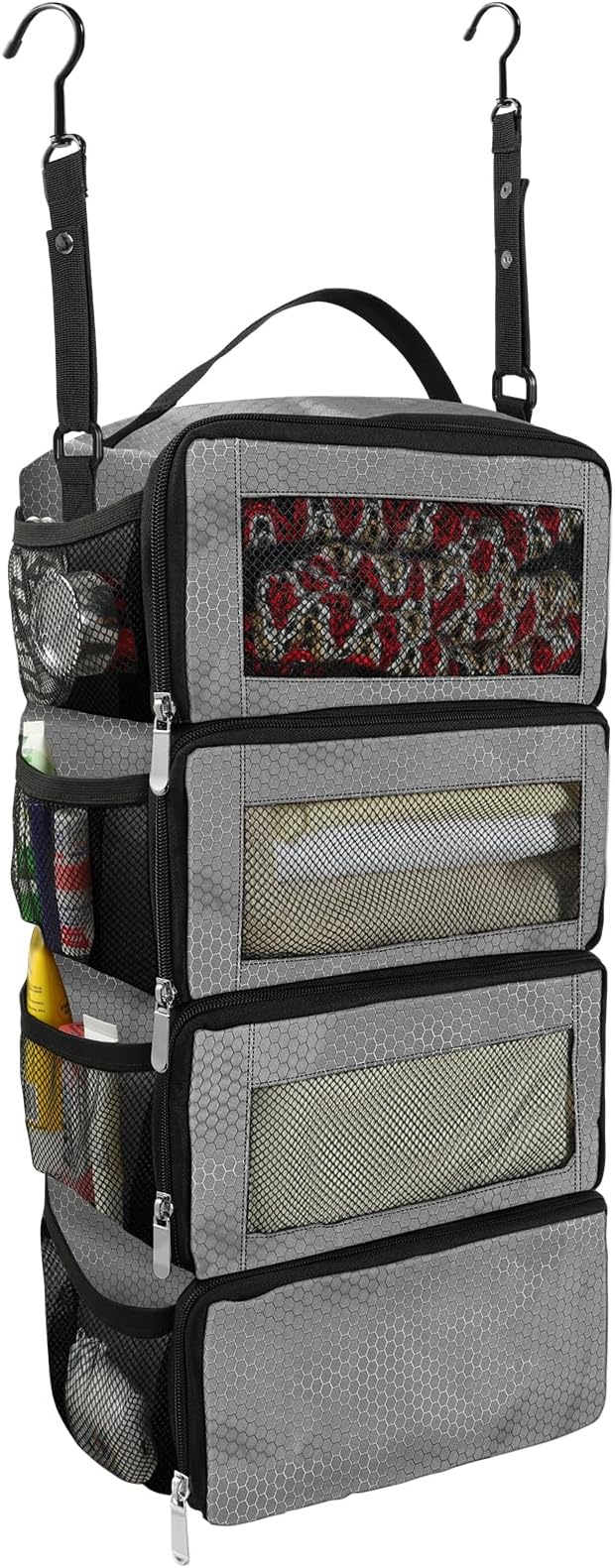 Olosar Suitcase Organizer, Travel Luggage Organizer Portable Hanging Travel Shelves Collapsible Hanging Packing Cubes for Carry on Suitcase by Unknown