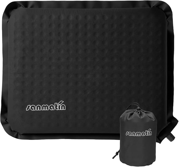 Airplane Travel Seat Cushion,1,Black | Inflatable seat cushion for stadium, camping,outdoors.Sondur travel cushion for airplane by Unknown