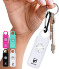 Original Defense® Siren Self-Defense Alarm - 130 dB Keychain Alarm with LED Strobe Light for Women, Children, and Elderly - Police Recommended - (White, 1 Count) by OriginalDefense
