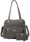 Baggallini Overnight Expandable Laptop Tote with RFID Phone Wristlet by baggallini