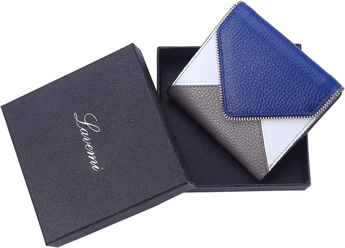 Ultra Thin Small Compact Leather Womens Girls Wallets RFID Blocking Credit Card Holder for Women - Image 6