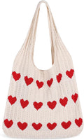 Sightor Crochet Tote Bag, Mesh Beach Bag Knit Summer Hobo Bag for Women | Beach Tote bag Vacation Outfits Aesthetic Boho Bag by Sightor