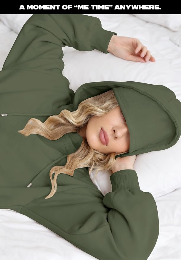 Unisex Travel Hoodie with Eyemask Fleece Sweatshirt Fall Winter | Airplane Hoodie with Multi Pockets & Eye mask Womens Sweatshirts Comfort Pullover Fleece Sweaters Fashion Tops for Couples - Image 6