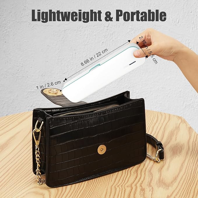 UV Toothbrush Sanitizer and Holder, Portable Travel Case and Cover, Toothbrush Cleaner Powered by AA Battery or USB-C, Fits Most Brushes - Image 4