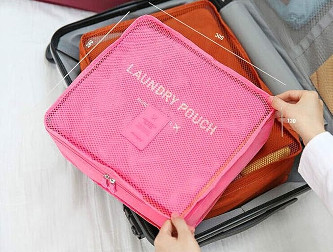 Mossio 7 Set Packing Cubes with Shoe Bag - Compression Travel Luggage Organizer - Image 5