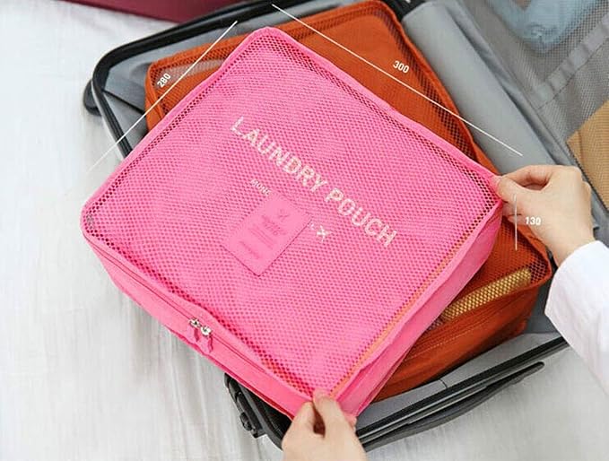 Mossio 7 Set Packing Cubes with Shoe Bag - Compression Travel Luggage Organizer - Image 4