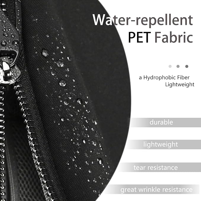 Black Fanny Pack Anti Theft for Women Men Travel, Small Belt Bag, Waist Crossbody with Adjustable Strap, Water-repellent & Lightweight, Stylish Everywhere Bag for Father Teens Trip, Workout, Unisex - Image 6