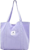 TeeYee Women Tote Bag Foldable Shoulder Bag for Travel Work | Solid Color Shopper,Lightweight & Portable,Wide & Reinforced Handles,Multi-Purpose Use,Soft & Sturdy,Machine Washable by TeeYee
