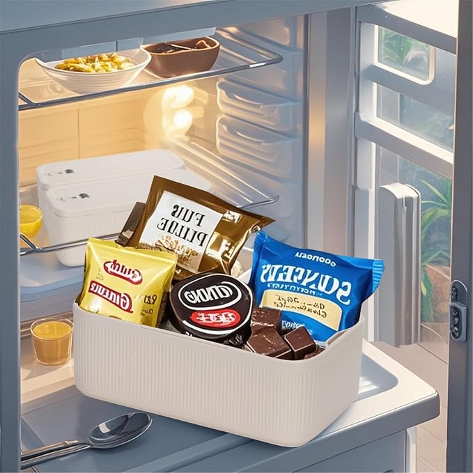Locking Medicine Box with Code, Small Lockable Storage Box for Medications, Snacks, Phone & Food, Ideal for Home, Office, Fridge, Dorm, School, Travel, Gift (Beige) - Image 8