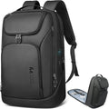 hk Business Smart Backpack for Men Anti-Theft for 17.3 Inch Laptop | with USB Charging Port Water-Resistant Large Durable Compact 30L for Travel College Work by hkbag