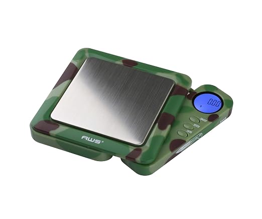 American Weigh Scales 650g x 0.1g Digital Pocket Gram Scale-Blade Series | Precision Mini Scale 0.1g Accuracy, Pocket Scale for Kitchen, Gold, Gems & Coin Scale, Smart Digital & Compact Scale by AmericanWeighScales