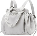 Tote Bag Large Capacity Lightweight Backpack with 15 Pockets Nylon Shoulder Bag for Car Travel Mother Bag by Fashowlife