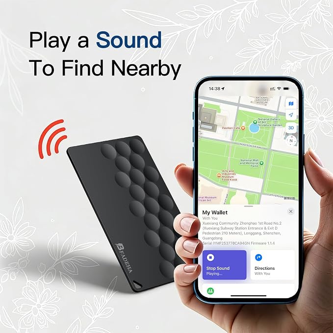 2026 Apple MFi Certified Wallet Tracker Smart Card for Find My iPhone Ultra Thin Air Tracker Tag for Travel, 5 Years+ Staying Power, IP69 Waterproof, Key Finder & Item Locator for Keys, Bags, Passport - Image 3
