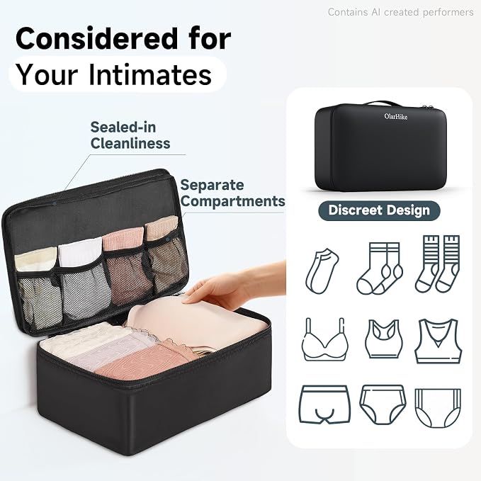 9 Set Packing Cubes for Travel, Gifts for Women Mom,Anti-Tearing Suitcase Organizer,OlarHike Vacation Essentials & Accessories for Cruise Ship - Image 5