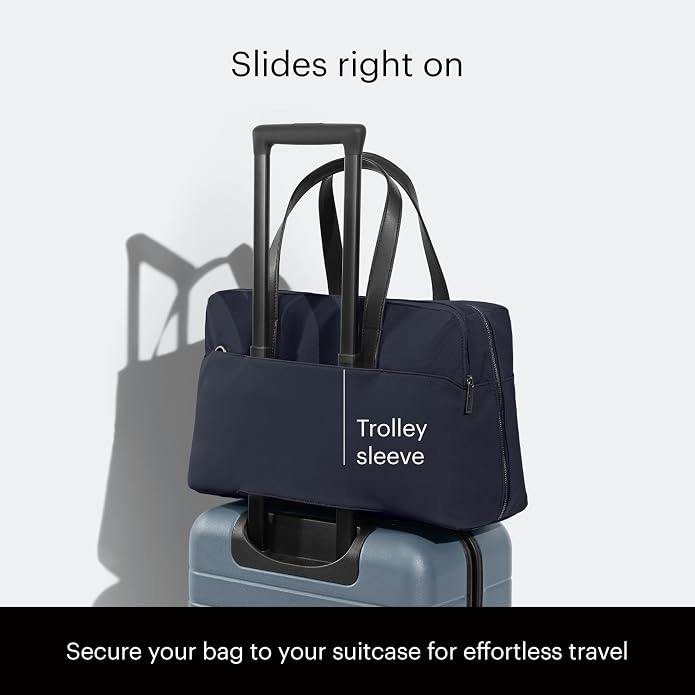 Away The Everywhere Bag, Airline-Approved Carry-On Travel Bag | Water-Repellent Duffel Bag with 16" Padded Laptop Pocket, Trolley Sleeve & Detachable Shoulder Strap - Image 4