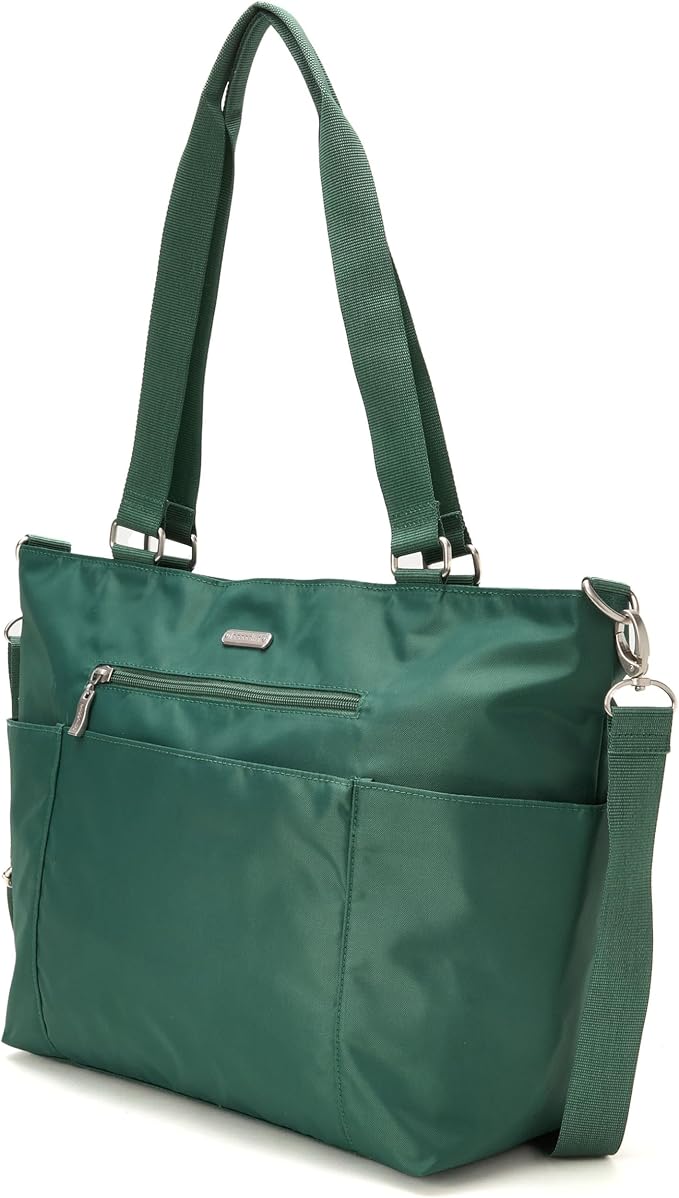 Baggallini Essential Laptop Tote - Work Tote Bag with Laptop Sleeve - Lightweight Travel Crossbody Shoulder Bag for Women - Image 8