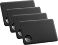 Life360 Tile Slim Bundle - Wallet Finder, Bluetooth Tracker and Item Locator for Luggage Tags, Passports and More. Both iOS and Android Compatible. Phone Finder. 4-Pack (Black) by Life360