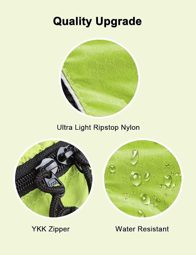 GOX Ultra Light 5 piece Packing Cubes Travel Luggage Organizer 1 Large 2 Medium 2 Small - Image 9