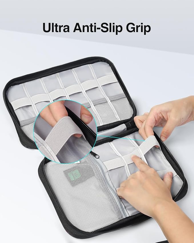 Cord Organizer Travel, Cable Organizer Bag, Portable Electronics Organizer, Travel Essentials for Cord Storage/Charger Storage/Cable Storage - Image 4