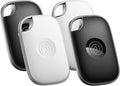 Life360 Tile Pro - Powerful Bluetooth Tracker, Key Finder and Item Locator for Keys Bags, and More. Both iOS and Android Compatible. Phone Finder. 4-Pack (Black/White) by Life360