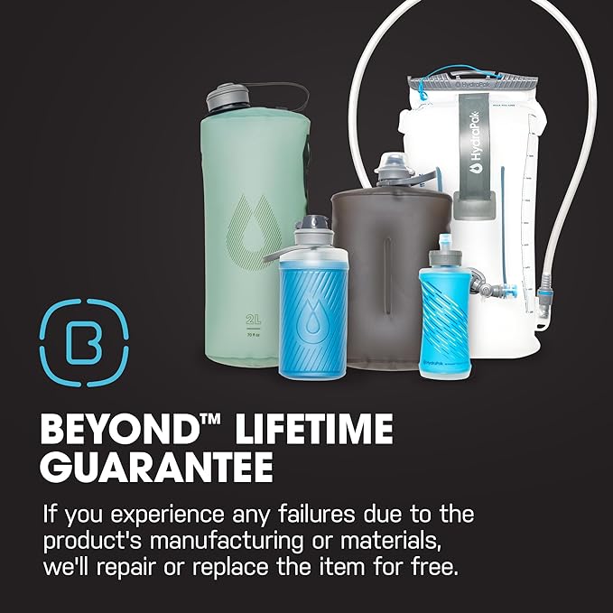 HydraPak Flux - Collapsible Backpacking Water Bottle (750ml, 1L, 1.5L) - BPA Free, Ultra Light, Spill-Proof Twist Cap - Image 6