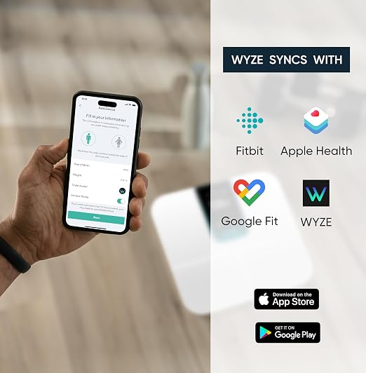 Wyze Scale Ultra Smart Scale for Body Weight, BMI & Muscle Mass | Wi-Fi & Bluetooth Sync, 4.3" TFT color Customizable Screen, Tracks 13 metrics, Heart Rate Tracking, Baby/Pet/Luggage Mode - Image 6
