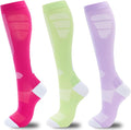 fenglaoda Compression Socks for Women Men 3 Pairs Graduated Compression Support Circulation Socks for Nurses by fenglaoda