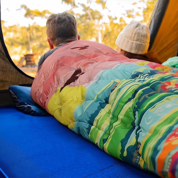 Camping Blanket,Puffy Blanket Lightweight Packable Camping Blanket Outdoor Blanket for Camping,Traveling, Stadium, Hiking, Picnics - Image 6