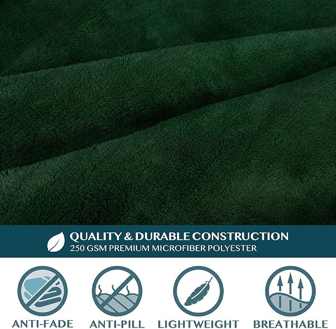 PAVILIA Blanket with Sleeves for Adult Women Men, Soft Warm Wearable Blanket Fleece Wrap Throw, Robe Blanket Gift - Image 7