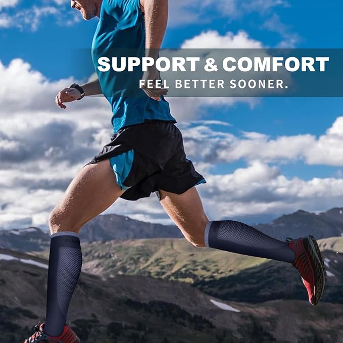 6 Pack Copper Compression Socks for Women and Men Circulation-Best Support for Medical,Running,Nursing,Athletic - Image 4