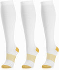 Medical Compression Socks for Women and Men 3 Pairs 20-30 mmHg Knee High Christmas Compression Stockings Circulation Best for Running Athletic Nurses by UUSOCKS
