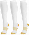 Medical Compression Socks for Women and Men 3 Pairs 20-30 mmHg Knee High Christmas Compression Stockings Circulation Best for Running Athletic Nurses by UUSOCKS