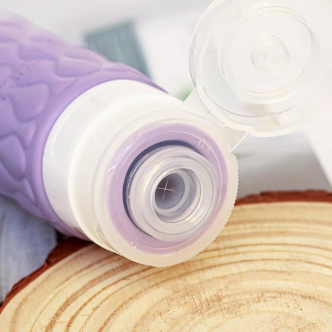 3.4oz Silicone Travel Bottles for Toiletries Refillable Liquid Accessories | for Shampoo and Conditioner, TSA Approved Leakproof Squeeze Bottles Travel-friendly with Labels/Clear Bag - Image 2
