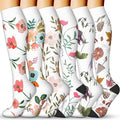 QUXIANG Compression Socks for Women & Men 15-20 mmHg, Best for Medical, Nursing, Running, Athletic, Varicose Veins, Travel by QUXIANG