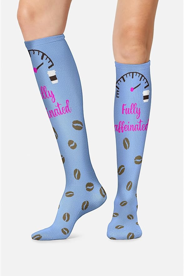 Cherokee Legwear Compression Socks for Women 10-15 mmHg (1-Pair Pack) | Comfort Support Knee Highs, Soft Fit, Regular & Wide Calf, Soft Knit Feel, Lightweight, Easy Care for Work and Everyday Wear by Cherokee