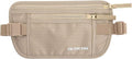 ZM-YOUTOO Money Belt for Travel - Hidden Travel Pouch Protect Your Credit and Money With RFID Blocking Passport Holder Waist Wallet (Khaki) by ZM-YOUTOO