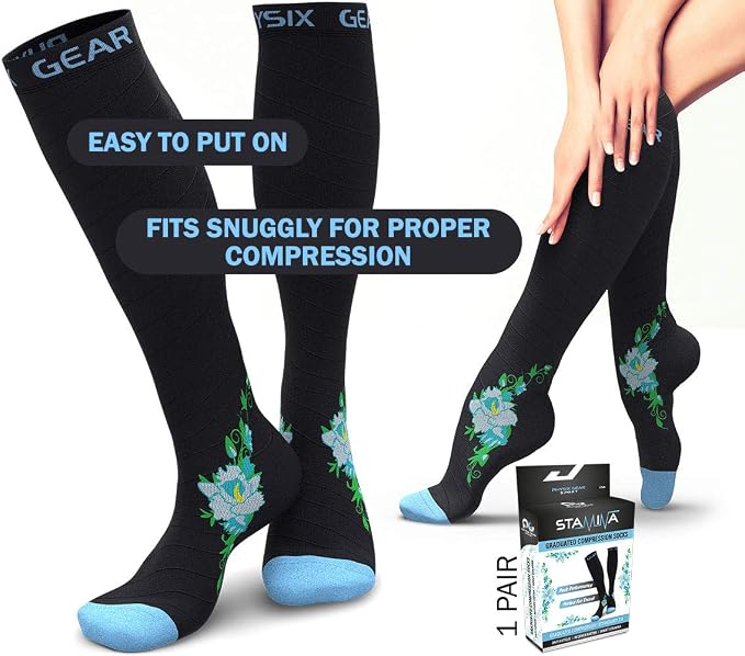 Physix Gear Compression Socks 20-30 mmHg - Men & Women - Running, Nurses, Shin Splints, Flight, Travel - Image 6