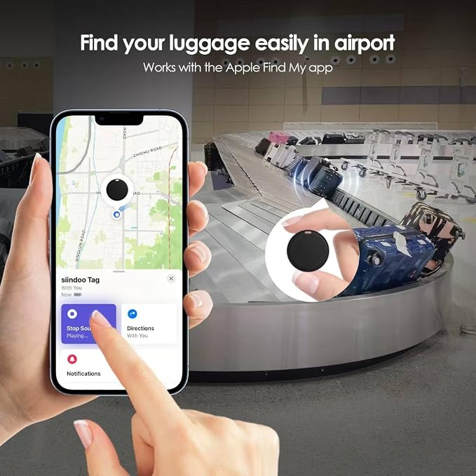 GPS Tracker for Vehicles Work with Find My(iOS Only), Safe Sync GPS Tracker Mini Car Item Finder, Hidden Car Location GPS Tracking Tags Device No Month Fee NO Subscription No SIM - Image 4