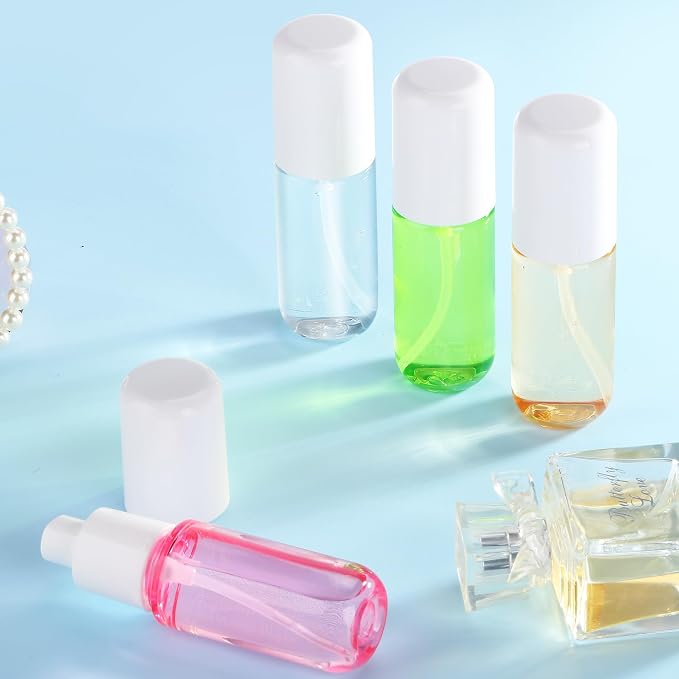 Small Spray Bottles 4Pack 40ml Fine Mist TSA Travel Size Toiletries | 1.35oz Empty Mini Spray Bottles Refillable Plastic Travel Bottle Set for Hair, Face Toner, Plants, Cleaning - Image 7