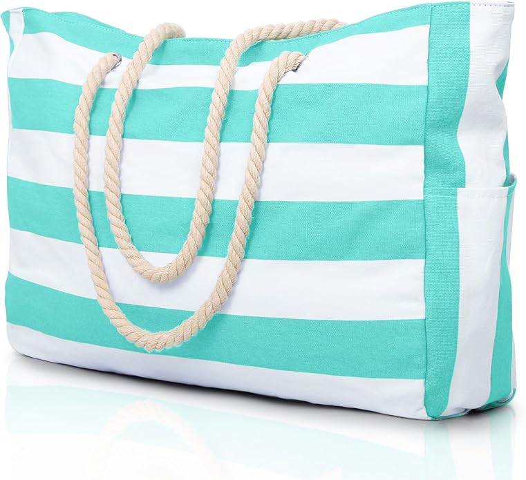 Becokan Beach Bags for Women Large Waterproof Beach Tote Bag Zipper Beach Bags Waterproof Sandproof Swim Pool Bag Large Tote by BecokanBeachBagSpecialist