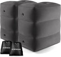 [2-Pack] Rewondah Inflatable Foot Rest Airplane, Kids Airplane Bed | Adjustable Height Travel Foot Rest Pillow | Toddler Flights Seat Extender | Inflatable Foot Rest for Air Travel Flights Train, Car by Rewondah